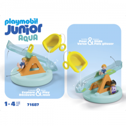 Isla de baño con tobogan junior aqua