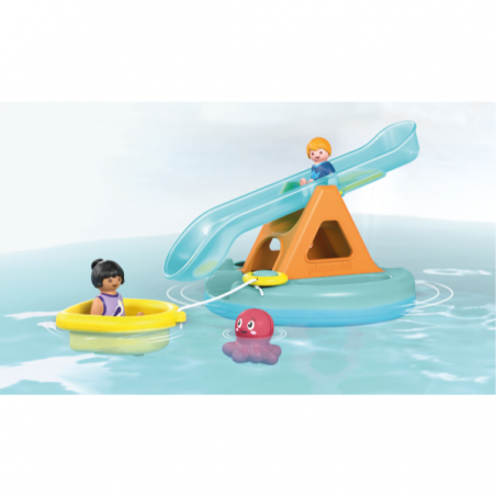 Isla de baño con tobogan junior aqua