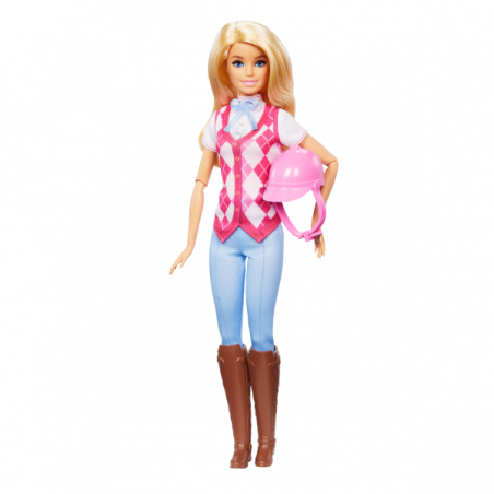 BARBIE MUÑECA JINETE EQUITACION