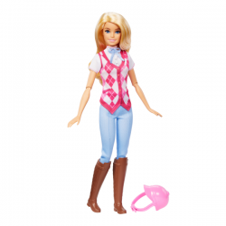 Barbie muñeca jinete equitacion