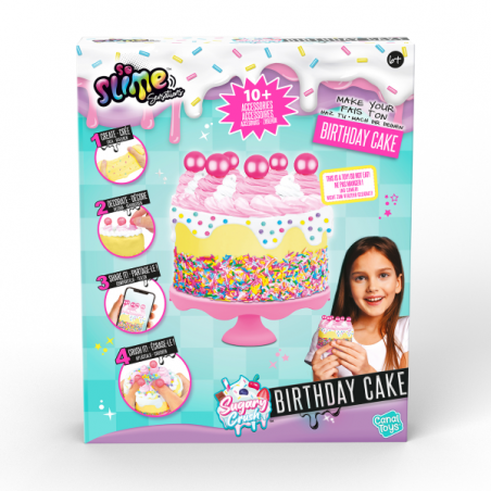 Slime merendola birthay cake