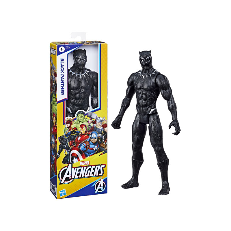 AVENGERS FIGURA TITAN BLACK PANTHER