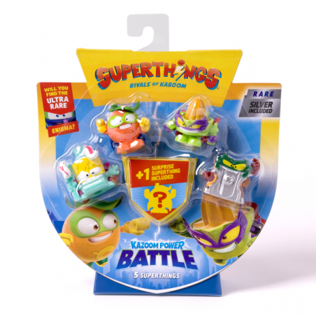 SUPERTHINGS KAZOOM POWER BATTLE FIVE PACK SURTIDO