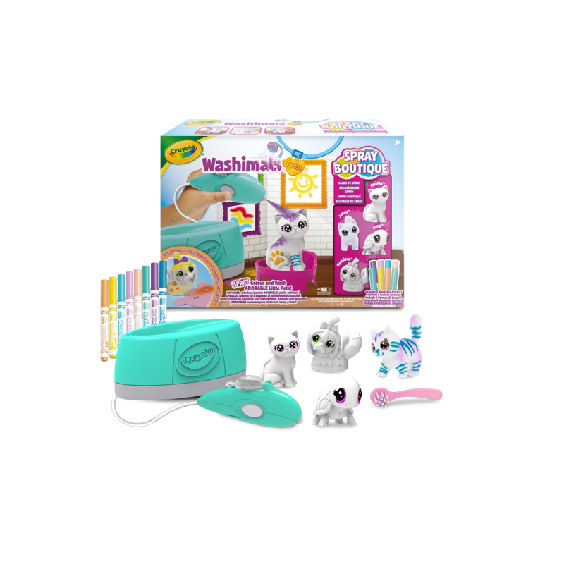 WASHIMALS PETS - SPRAY BOUTIQUE  CON 4 MASCOTAS