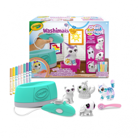 WASHIMALS PETS - SPRAY BOUTIQUE  CON 4 MASCOTAS