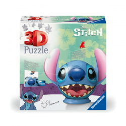 PUZZLE BALL 3D 72 PIEZAS STITCH - CON OREJAS