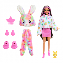 Barbie cutie reveal sueños de colores muñeca conejito