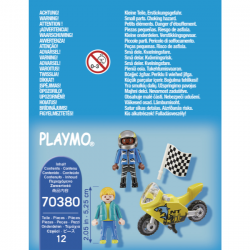 Chicos con moto de carreras playmobil special plus