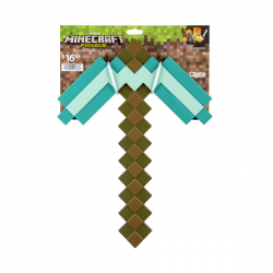 MINECRAFT HACHA DIAMANTE 51X25CM