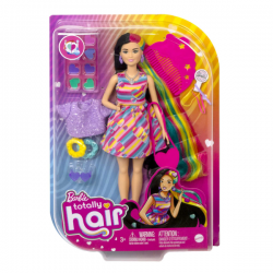 Barbie totally hair pelo extralargo corazon