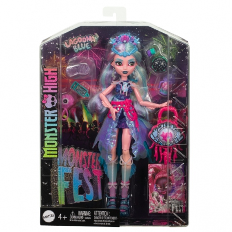 Monster high fiesta monstruosa muñeca lagoona blue