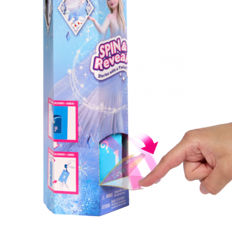 Disney frozen elsa spin and reveal