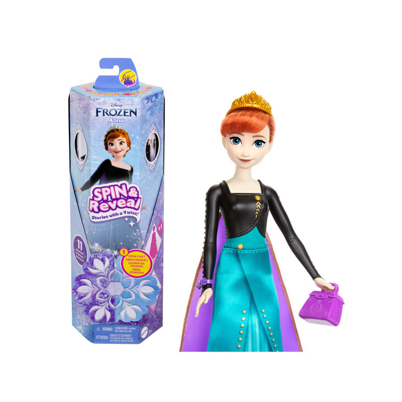 DISNEY FROZEN ANNA SPIN AND REVEAL