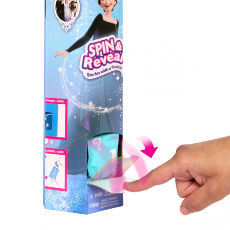 Disney frozen anna spin and reveal