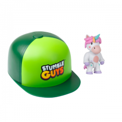 STUMBLE GUYS PK GORRA FIGURA ACCION 7,5CM SORPRESA