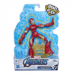 Avengers bend and flex figuras 15 cm