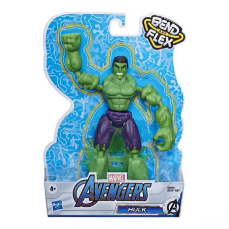 Avengers bend and flex figuras 15 cm