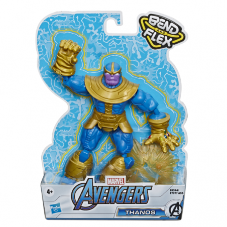 Avengers bend and flex figuras 15 cm