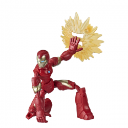 Avengers bend and flex figuras 15 cm