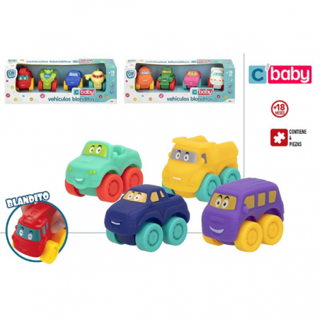 PACK 4 COCHES INFANTILES