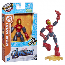 Avengers figuras bend and flex misiones