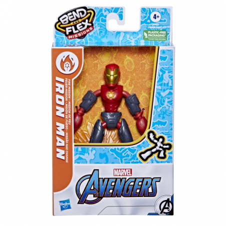 Avengers figuras bend and flex misiones