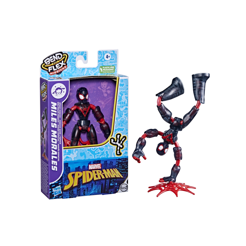 SPIDERMAN FIGURAS BEND AND FLEX MISIONES