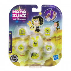 Son los tesoros de la serie de Hanazuki de Youtube. Este pack de colección incluye cinco tesoros y u