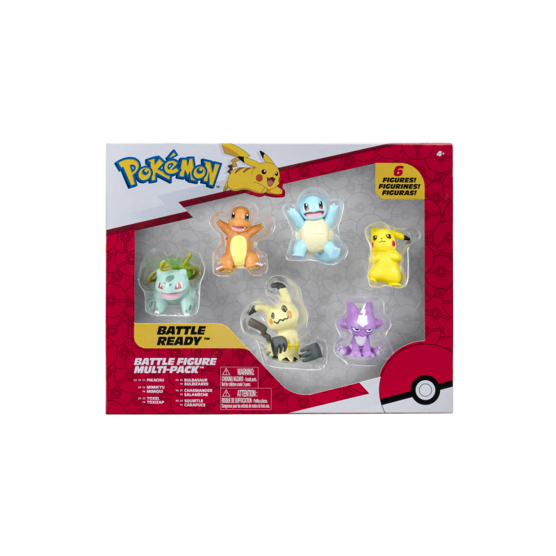 POKEMON PACK DE 6 FIGURAS