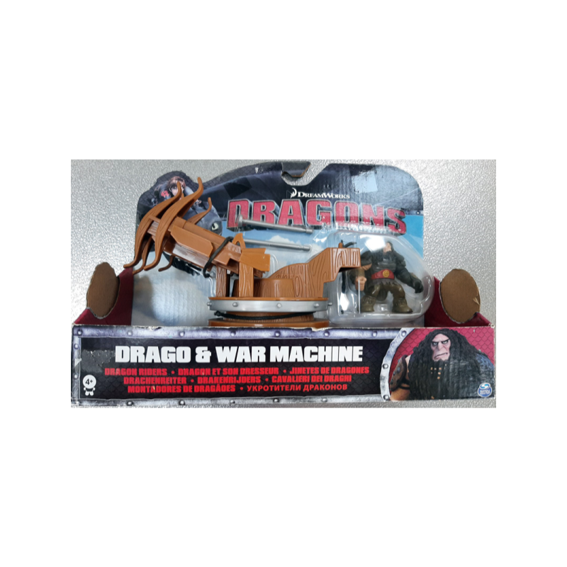 DRAGONES DE BERK - DRAGO AND WAR MACHINE