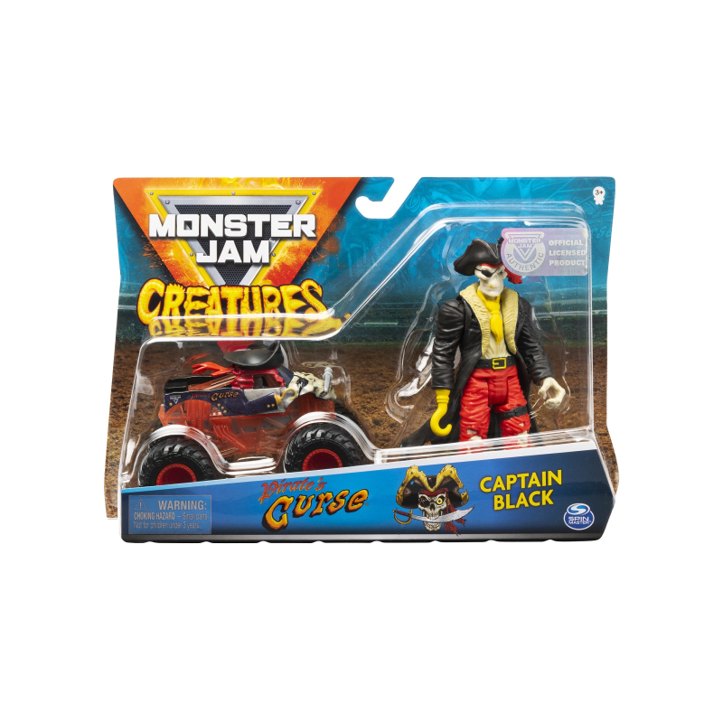 MONSTER JAM 1:64 DIE CAST Y FIGURA