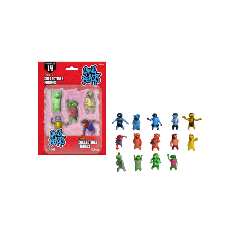 GANG BEASTS PACK DE 5 FIGURAS EN BLISTER