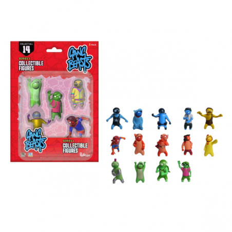 GANG BEASTS PACK DE 5 FIGURAS EN BLISTER