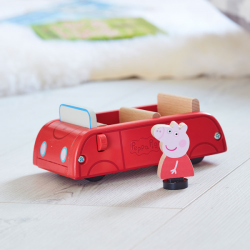 PEPPA PIG COCHE DE MADERA