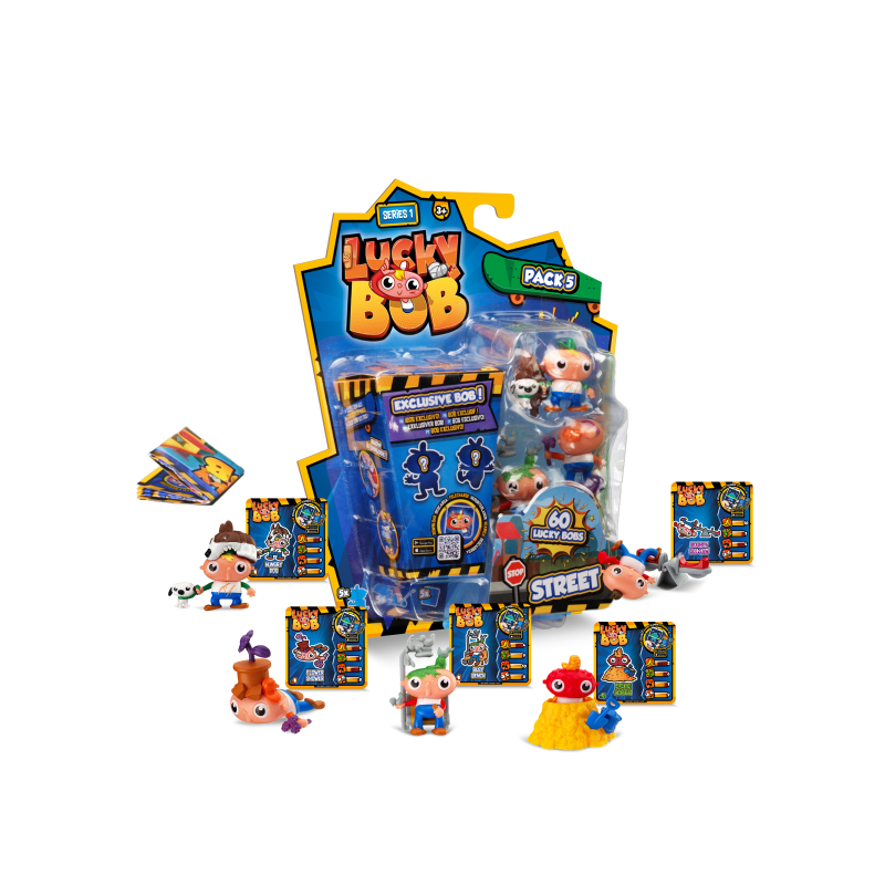 LUCKY BOB PACK 5 FIGURAS