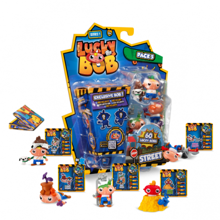 LUCKY BOB PACK 5 FIGURAS