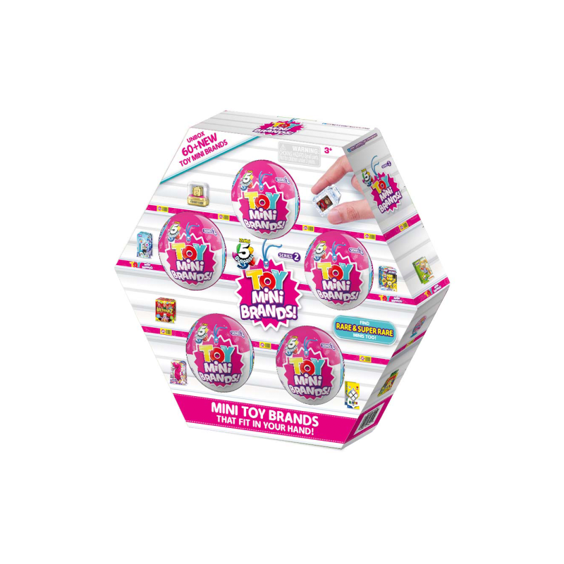 PACK 5 BOLAS TOY MINI BRANDS