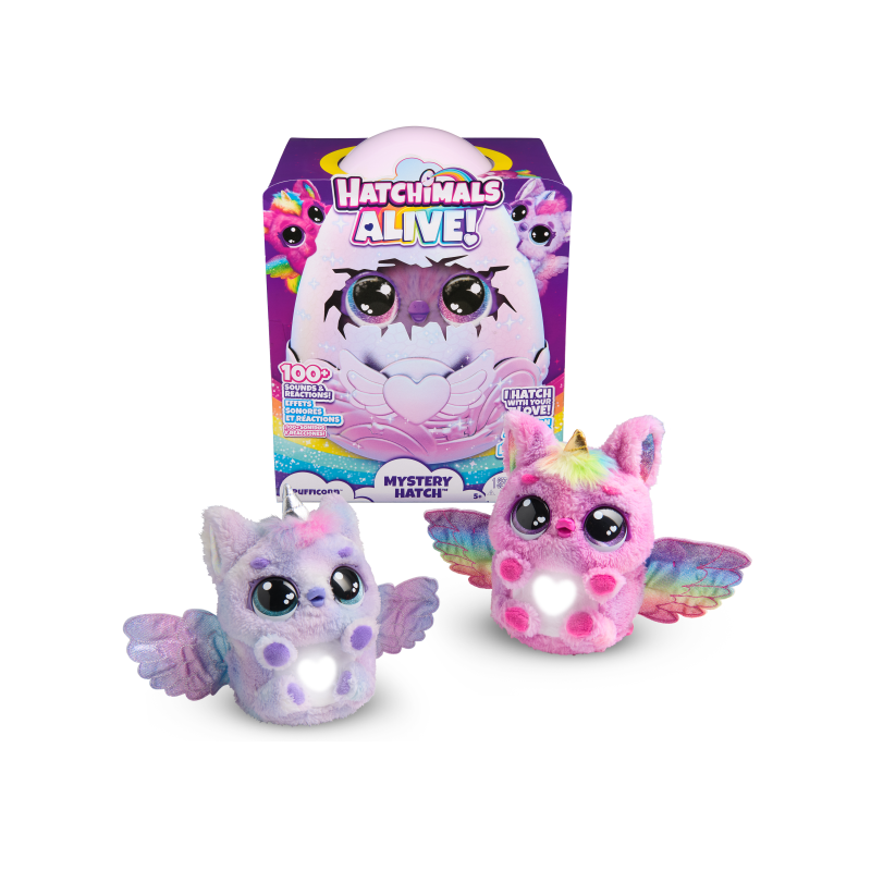 HATCHIMALS ALIVE SECRET HATCH PUFFICORN