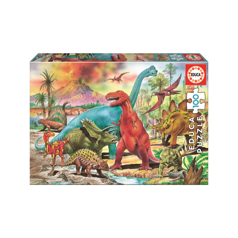 PUZZLE 100 PIEZAS DINOSAURIOS