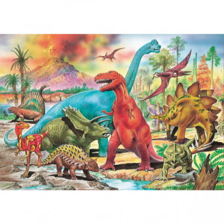 Puzzle 100 piezas dinosaurios