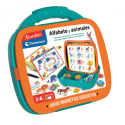 CLEMENTONI-JUEGO EDUCATIVO MALETÍN MAGNÉTICO ALFABETO