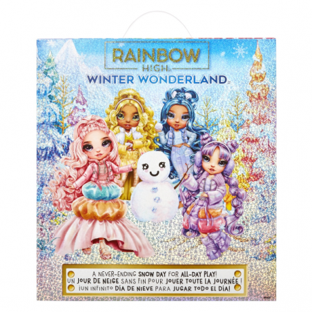 Rainbow high muñeca winter wonderland - blue