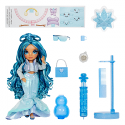 Rainbow high muñeca winter wonderland - blue