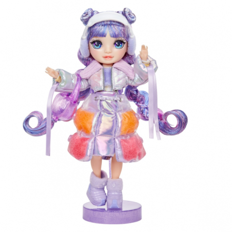 Rainbow high muñeca winter wonderland - purple