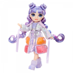 Rainbow high muñeca winter wonderland - purple