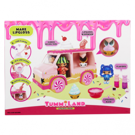 Yummiland camion fabrica de lipgloss