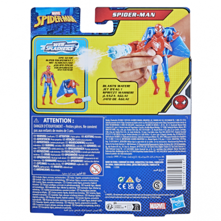 Spiderman surtido figuras lanza agua