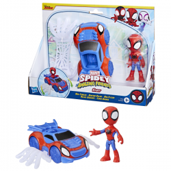 SPIDEY SET FIGURA Y VEHICULO ARACNIDO CON ACCESORIOS