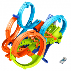 HOT WHEELS ACTION COLISION DE 4 LOOPINGS