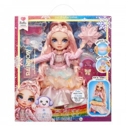 Rainbow high muñeca winter wonderland - pink